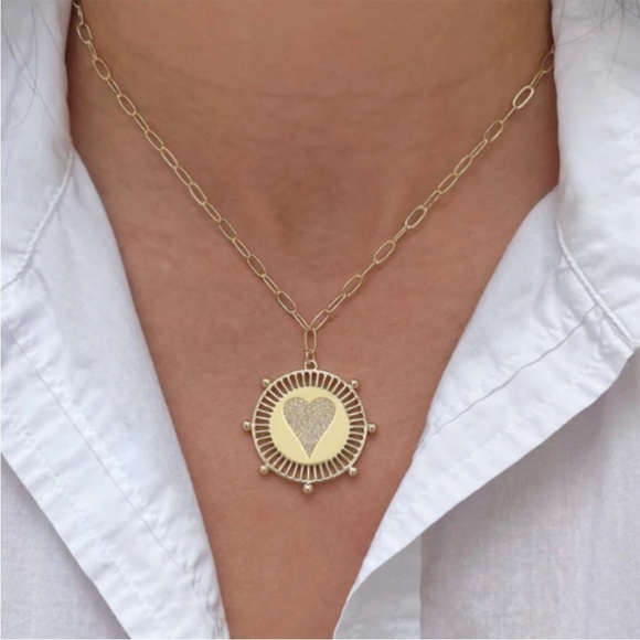 Jennifer Miller Heart Necklace - Picture 1 of 9